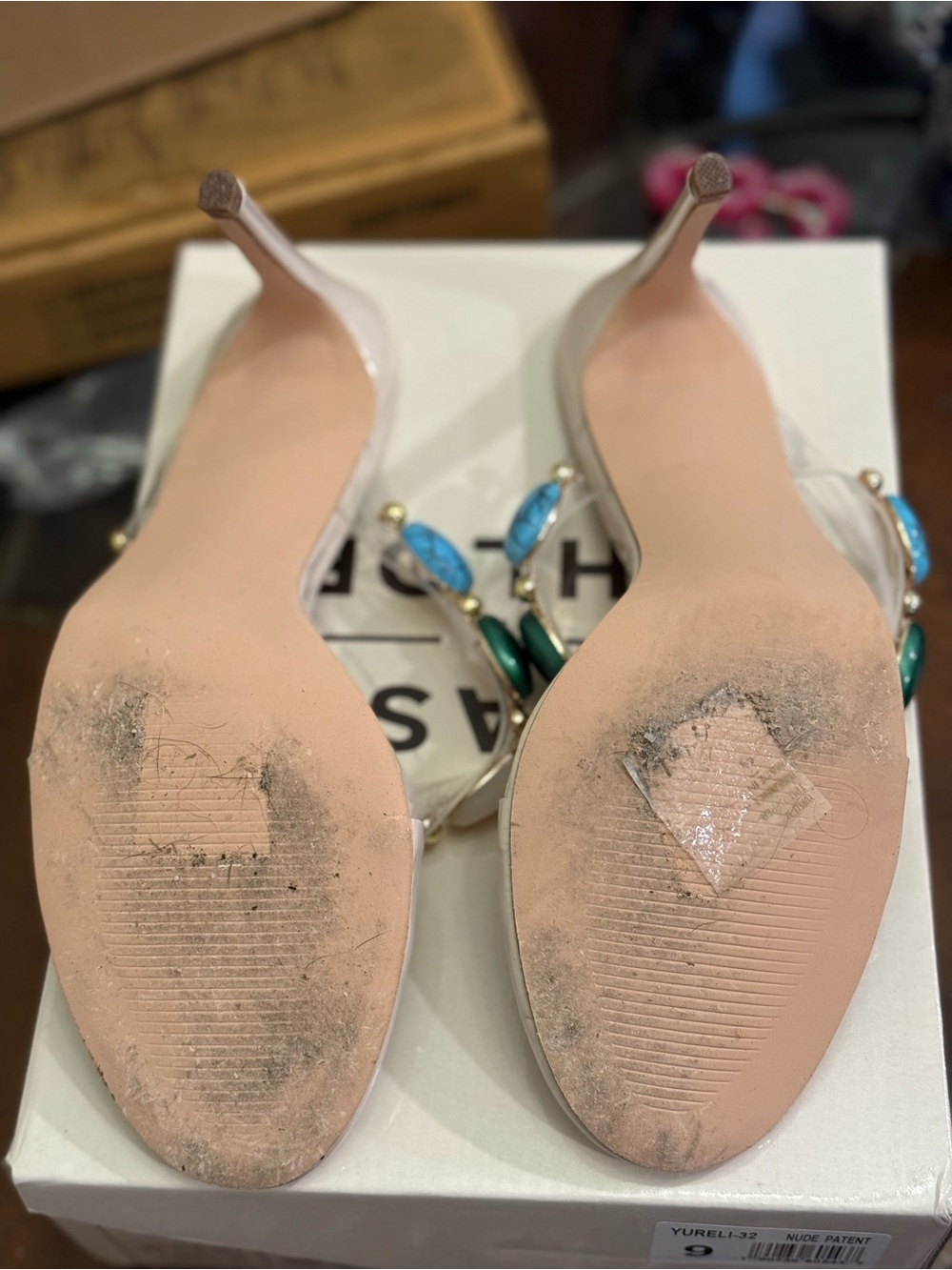 Chase and Chloe beaded sandal - Picture 4 of 4